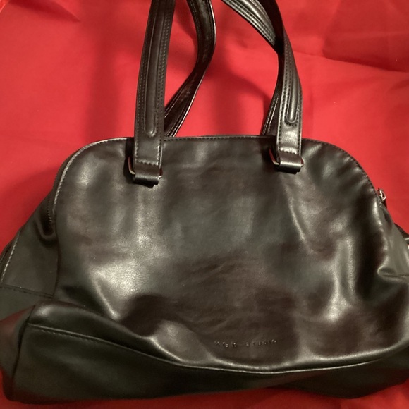 Black KGB Studio black leather purse - Picture 2 of 16